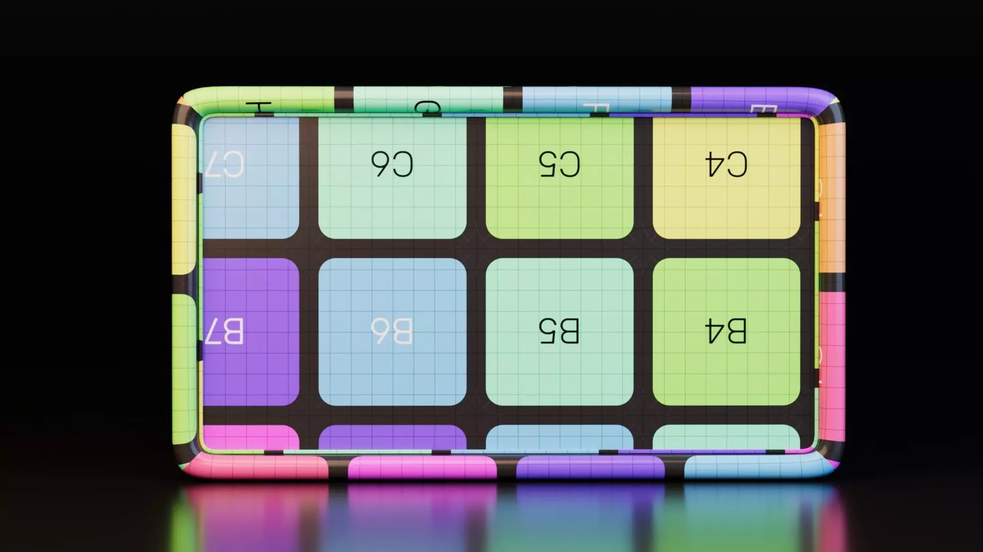 Modern Bluetooth Loudspeaker Low-poly 3D model_11