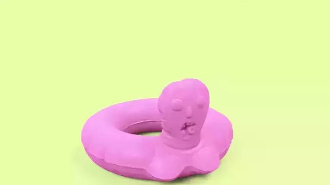 Inflatable Woman Blow Up Doll Pool Float 3D print model 3D print model