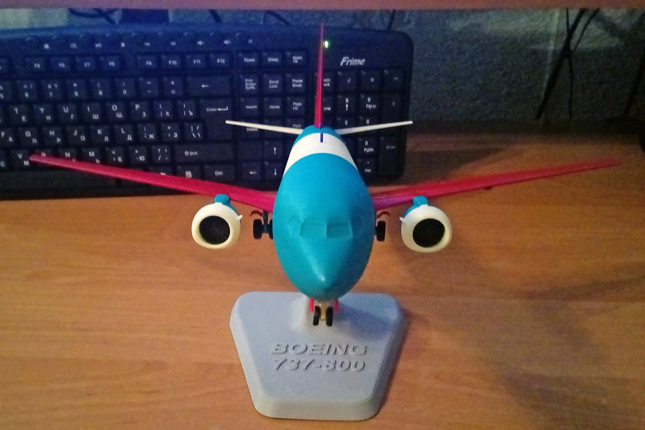 121211 Model kit Boeing 737-800 no Winglet Down 3D print model_4