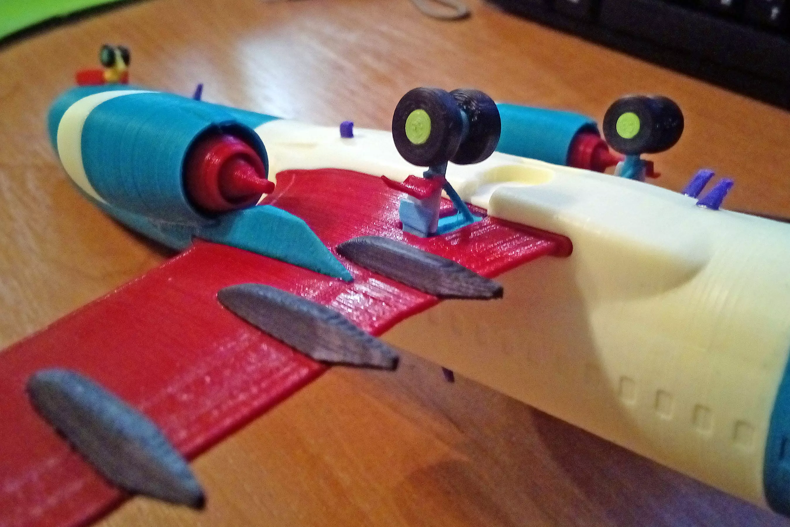 121211 Model kit Boeing 737-800 no Winglet Down 3D print model_11