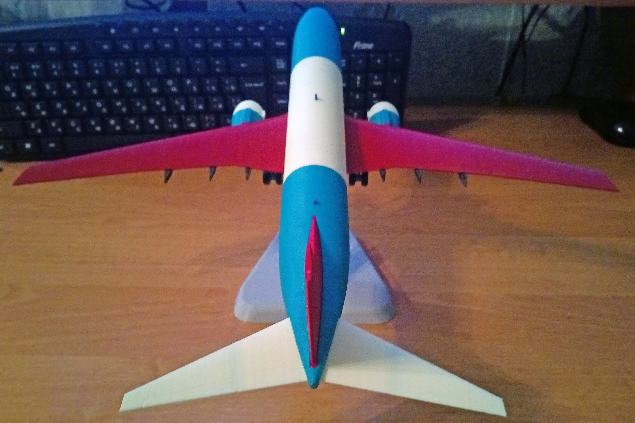 121211 Model kit Boeing 737-800 no Winglet Down 3D print model_7