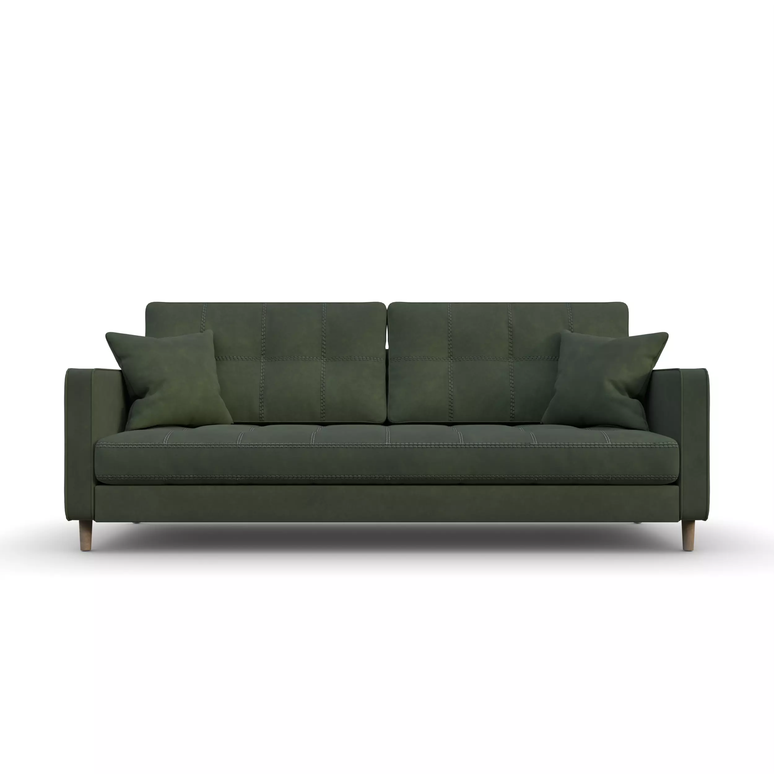 Modern 3-Seater Sofa 3D model_1