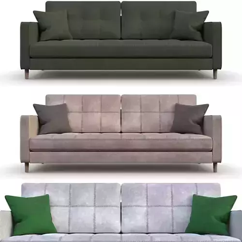 Modern 3-Seater Sofa 