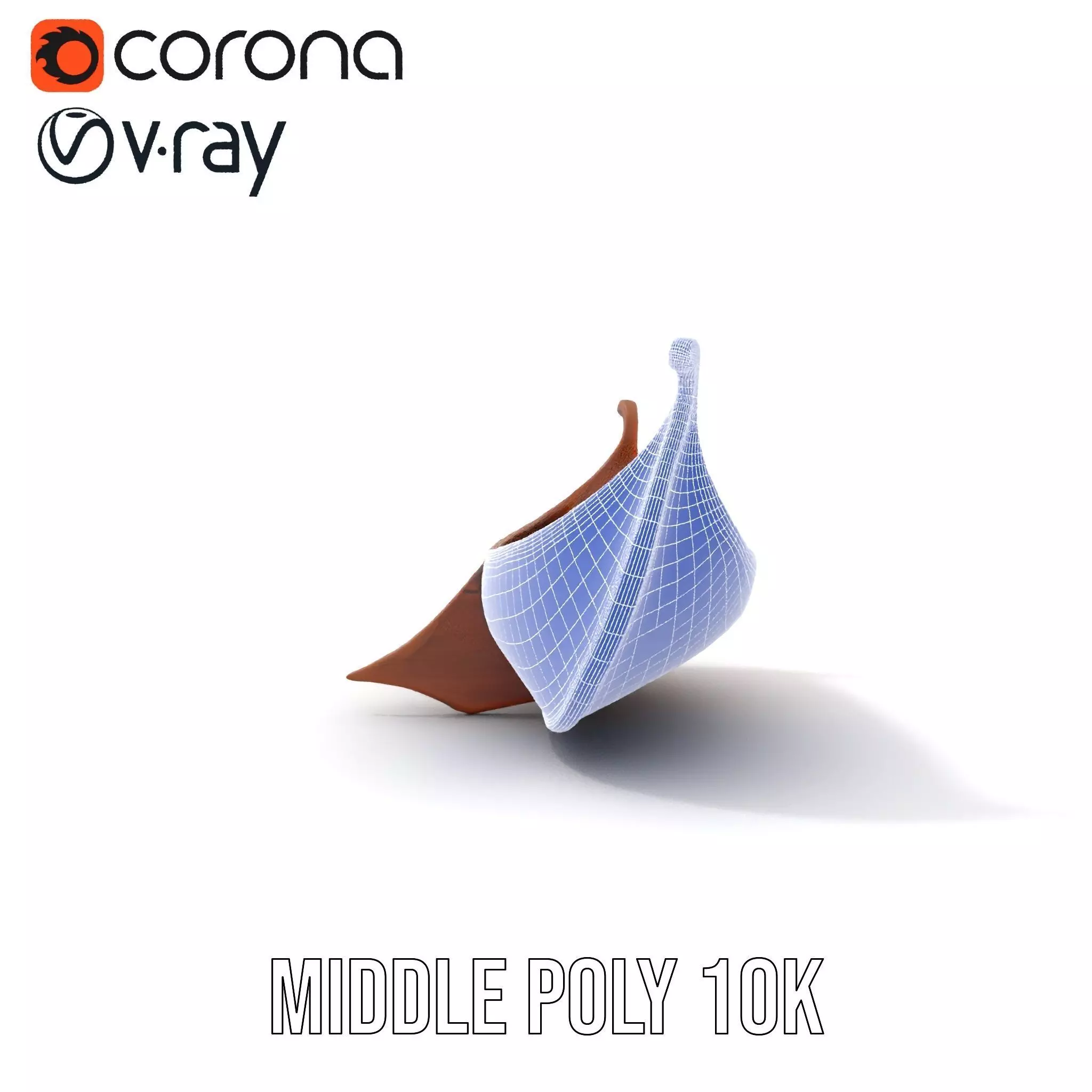 Viking Longboat Wooden Model Pack Low-poly 3D model_28