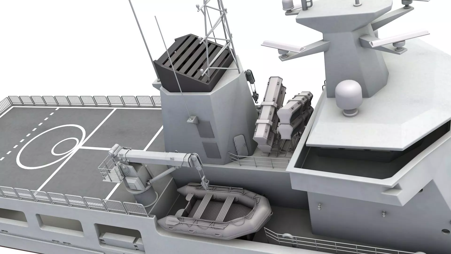 Arafura-class offshore patrol vessel 3D model_3