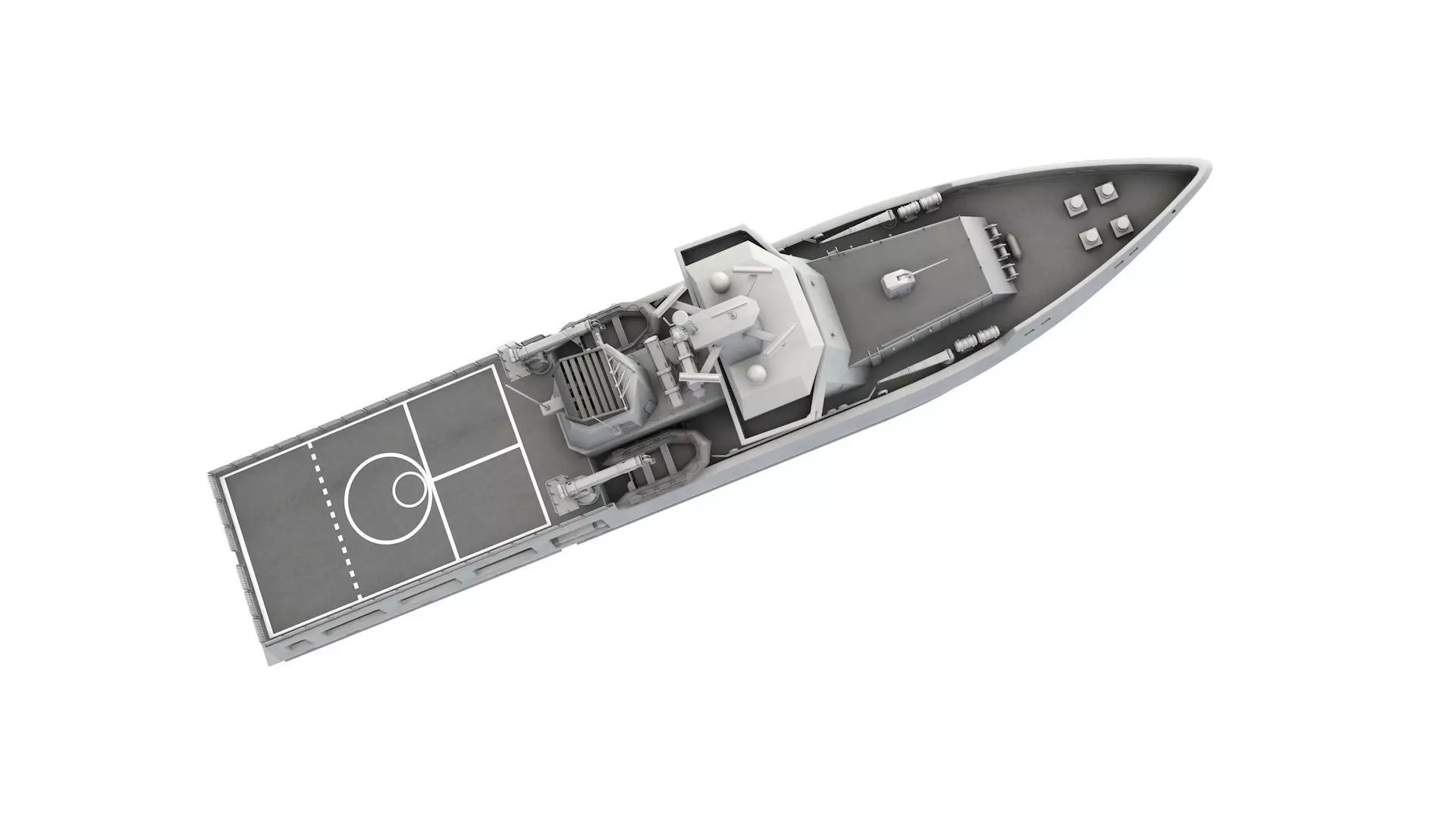 Arafura-class offshore patrol vessel 3D model_6