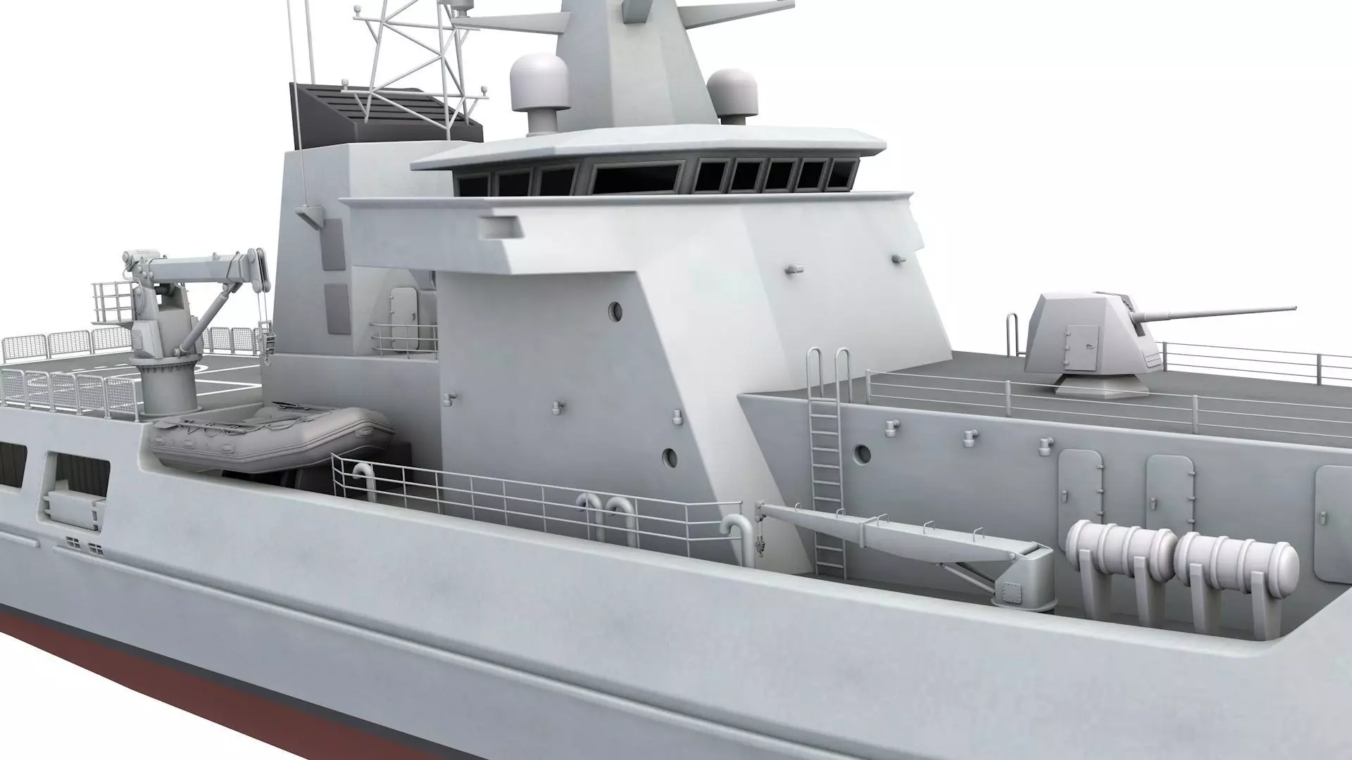 Arafura-class offshore patrol vessel 3D model_5