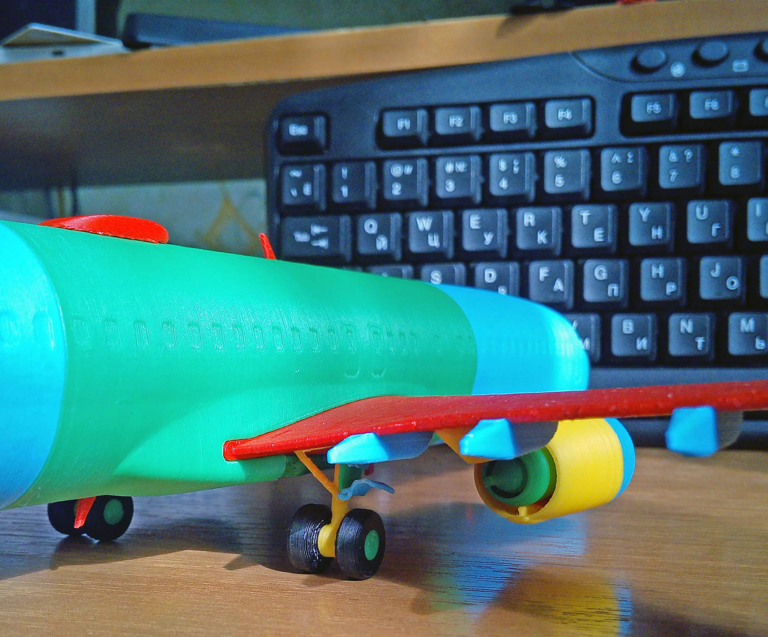 121213 Model kit Boeing 737-800 Sharklet Down 3D print model_10