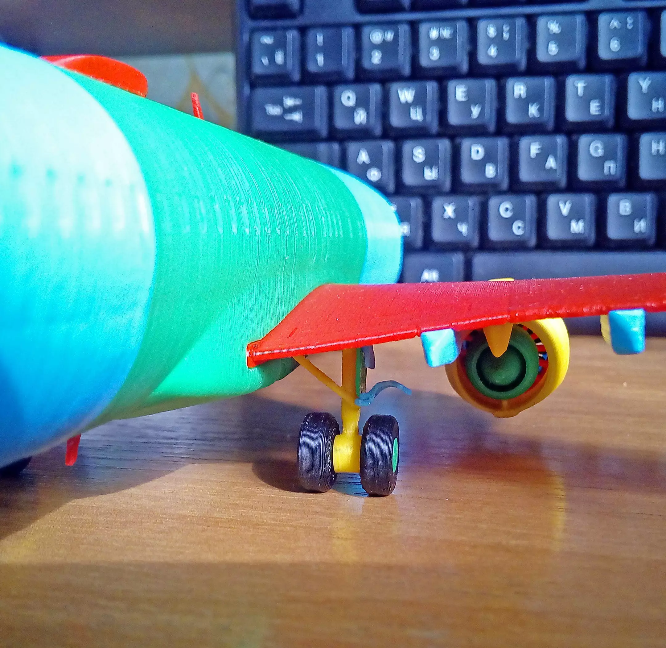 121213 Model kit Boeing 737-800 Sharklet Down 3D print model_9