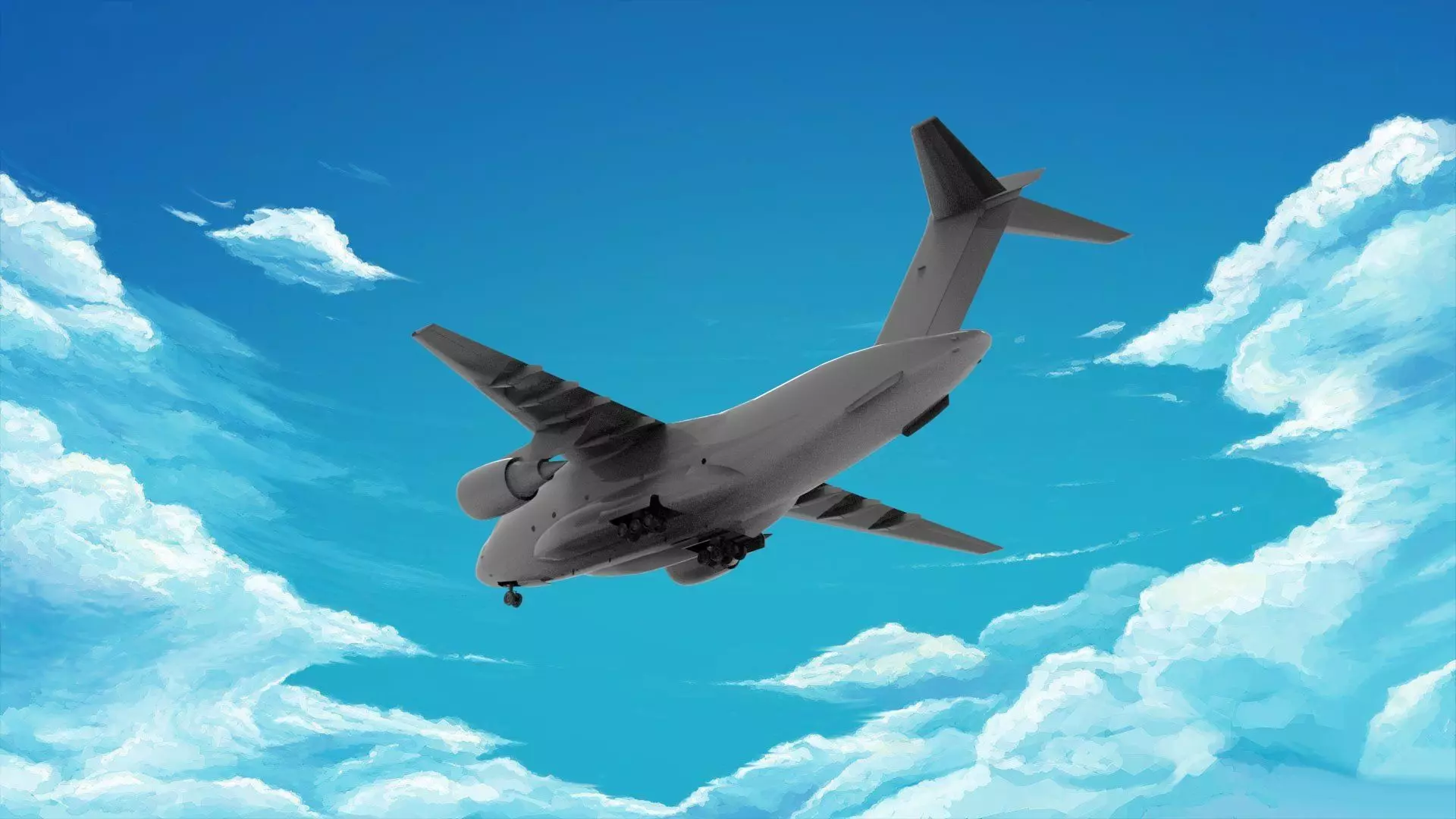 Kawasaki C-2 3D print model_2