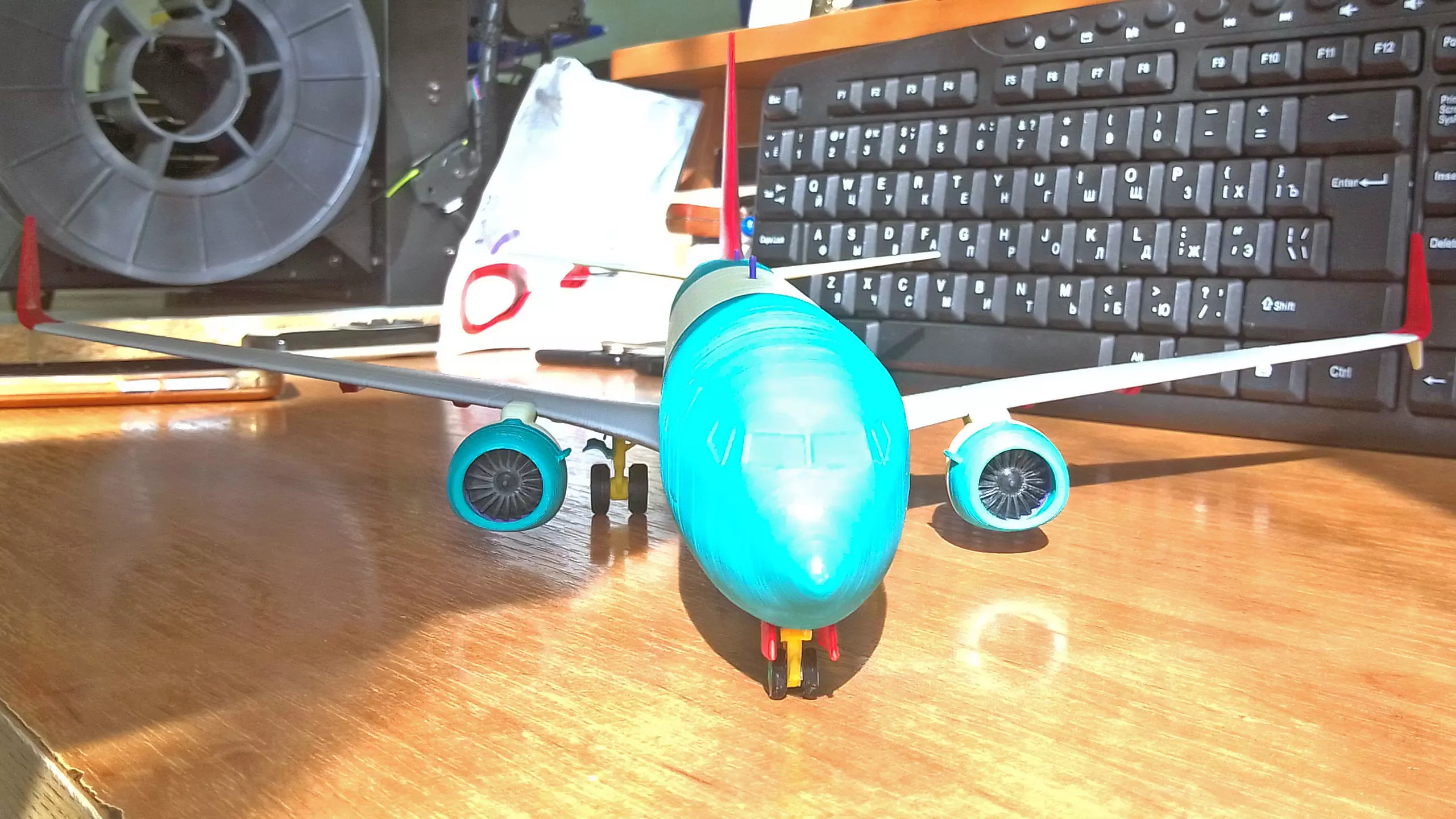 121214 Model kit Boeing 737-800 Split Scimitar Down 3D print model_19