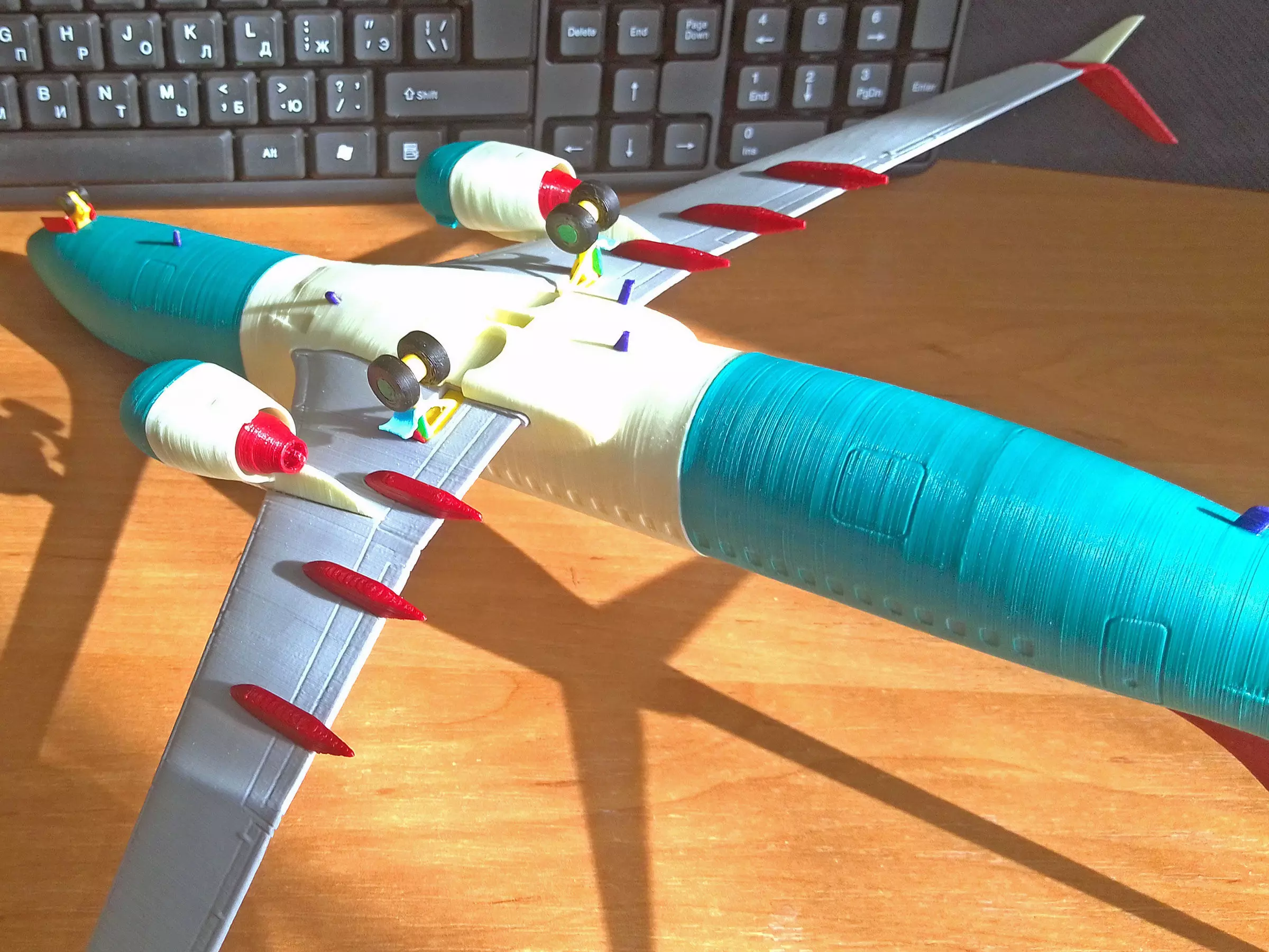 121214 Model kit Boeing 737-800 Split Scimitar Down 3D print model_16