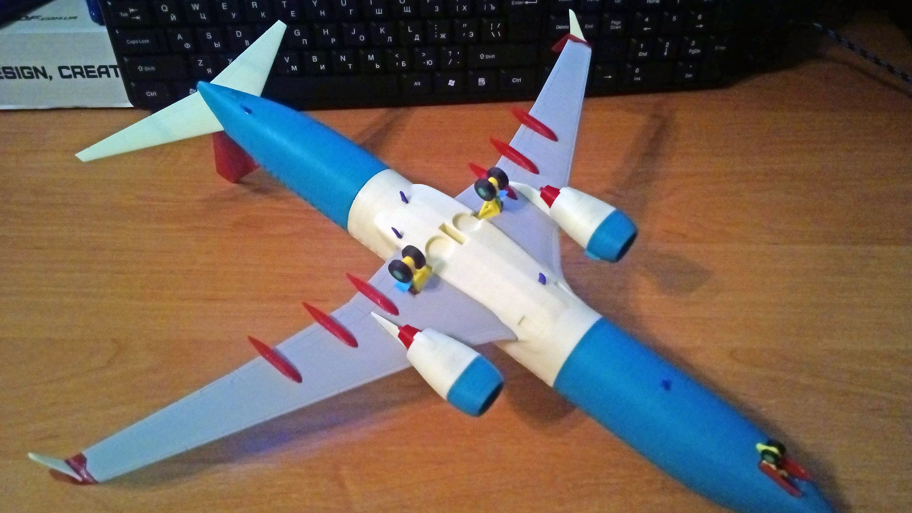 121214 Model kit Boeing 737-800 Split Scimitar Down 3D print model_8