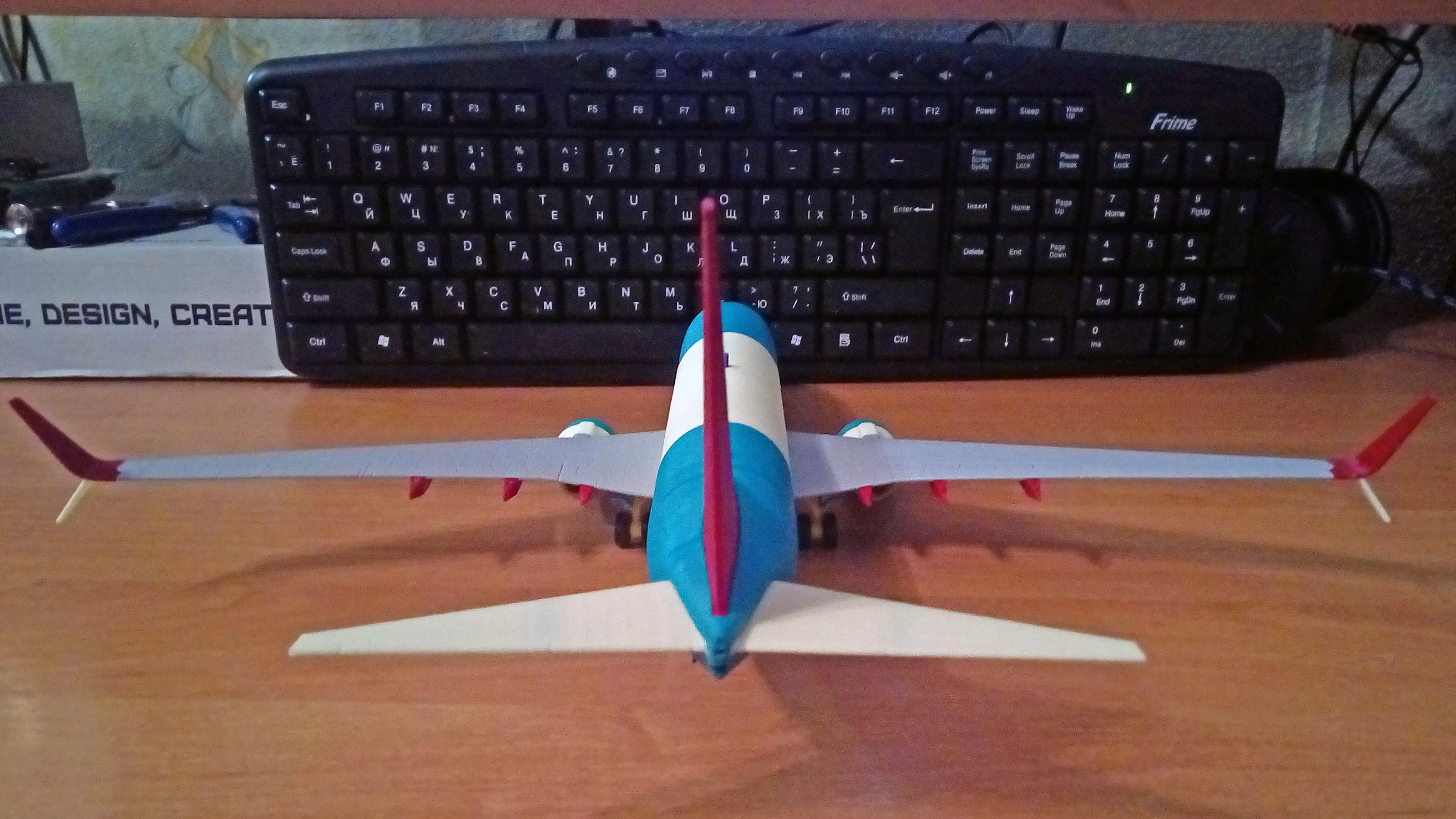 121214 Model kit Boeing 737-800 Split Scimitar Down 3D print model_7