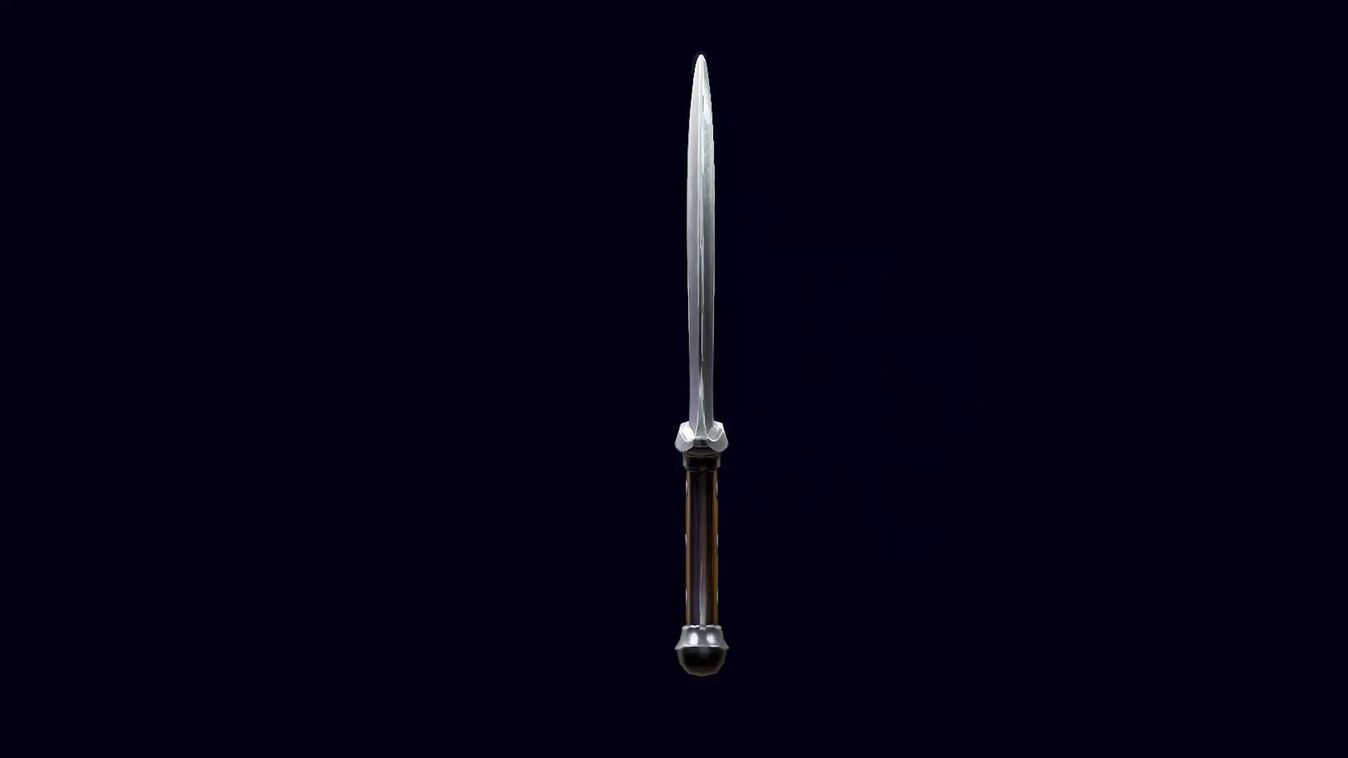 Dagger - Game Ready Weapon Low-poly 3D model_3