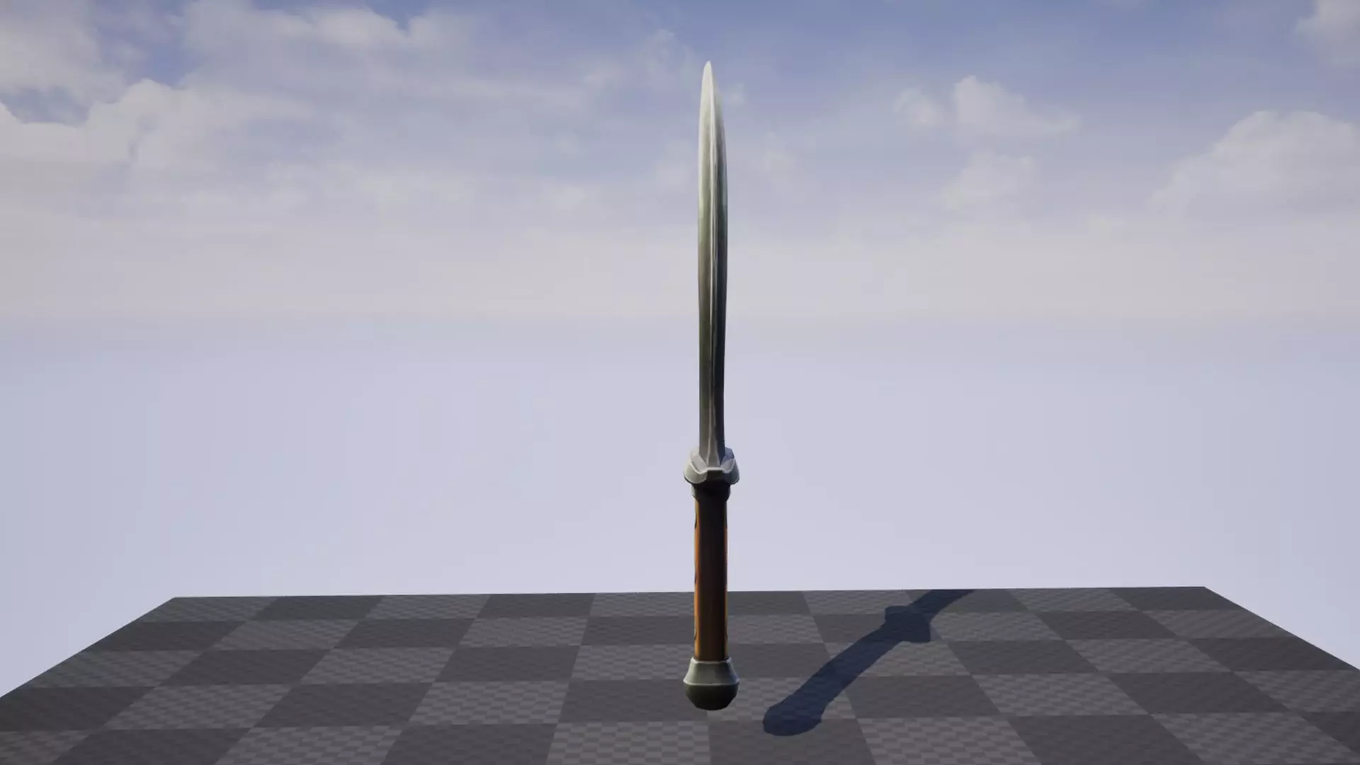 Dagger - Game Ready Weapon Low-poly 3D model_6