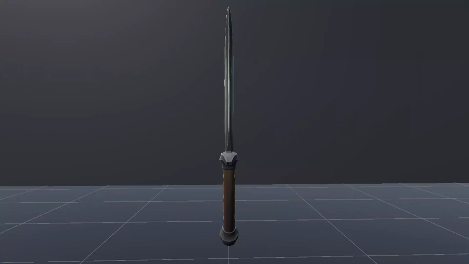 Dagger - Game Ready Weapon Low-poly 3D model_9