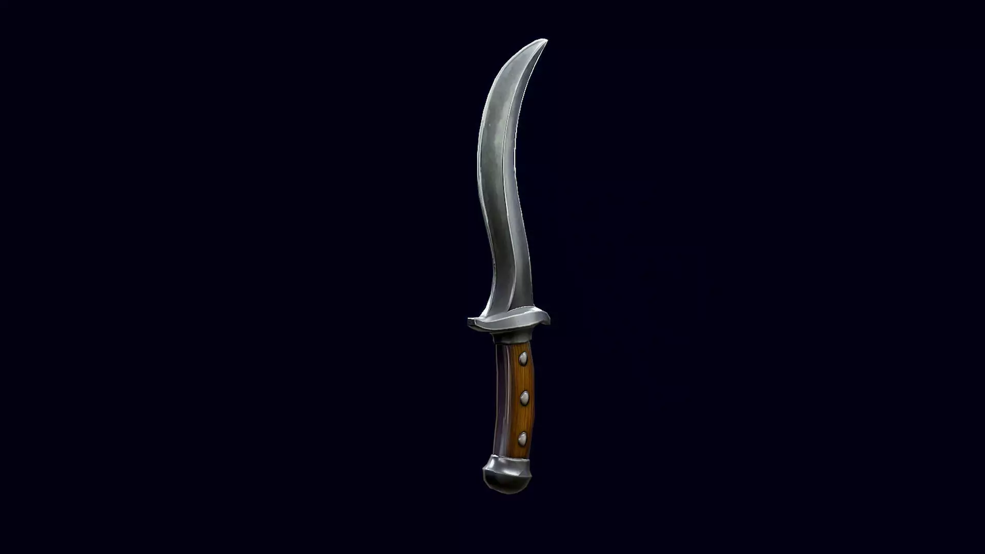Dagger - Game Ready Weapon Low-poly 3D model_2