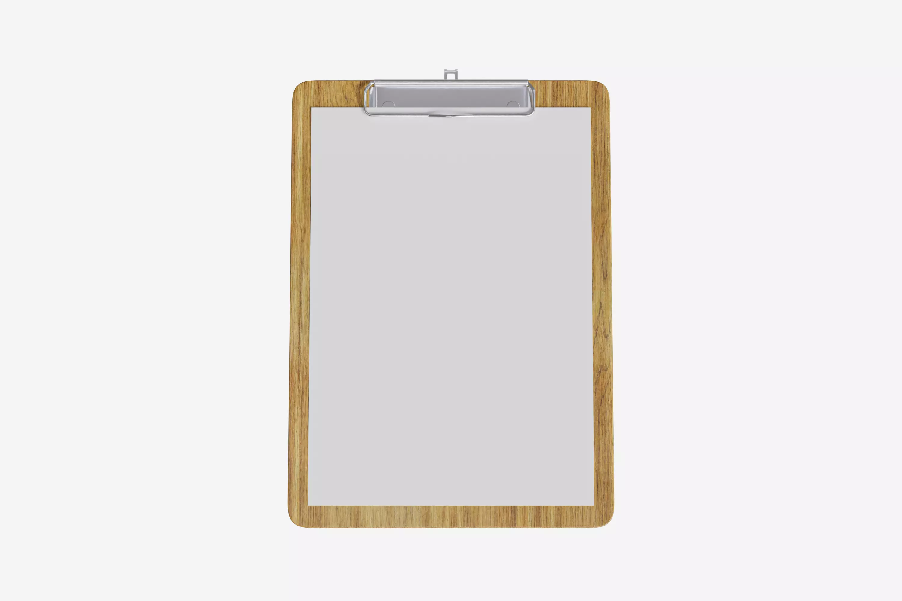 Clipboard paper 3D model_1