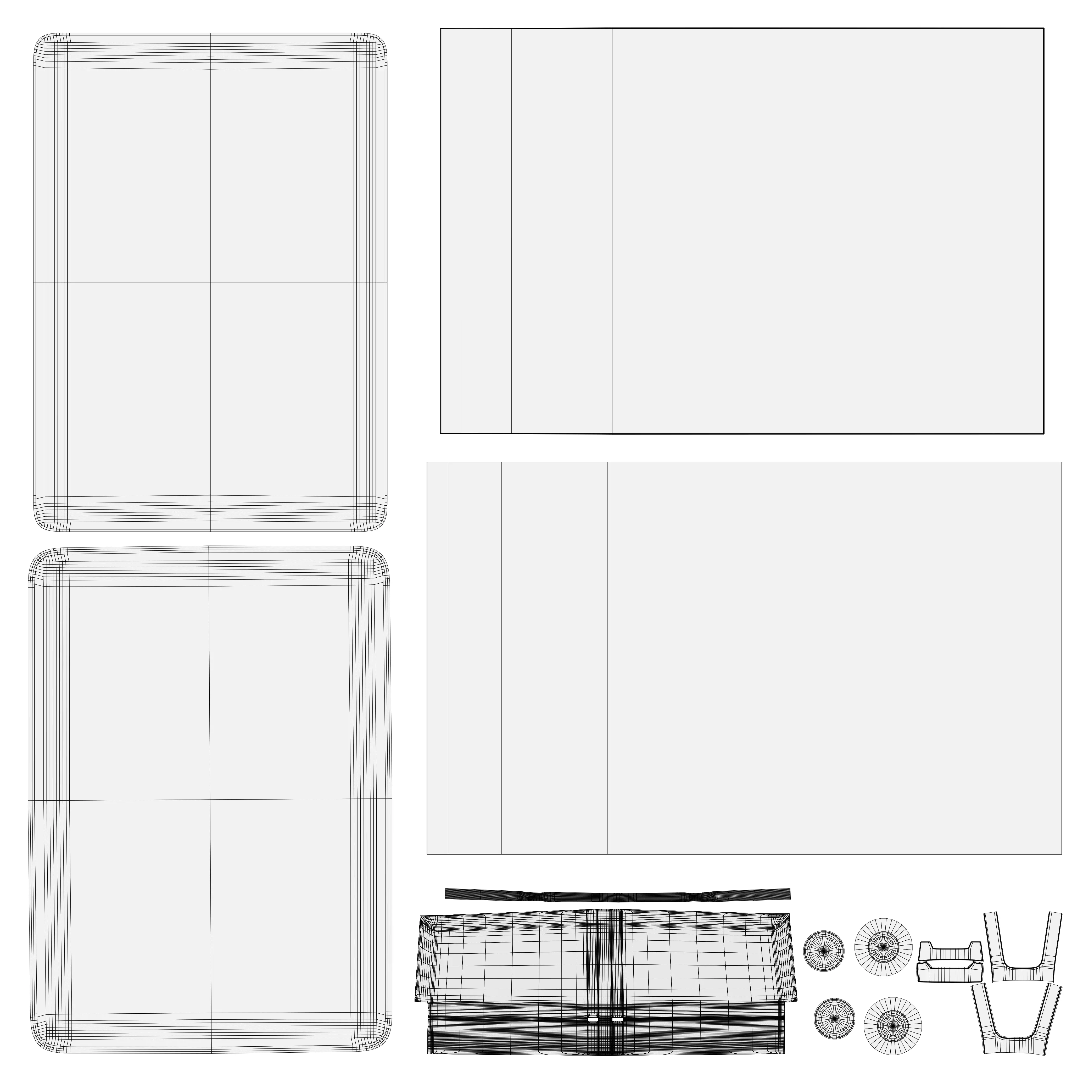 Clipboard paper 3D model_9