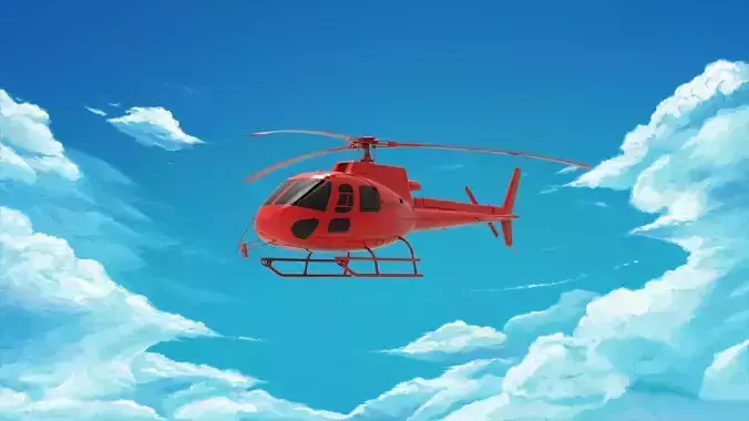 Airbus Helicopter 3D print model