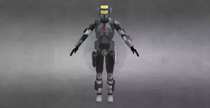 Tech Bad Batch Low-poly 3D model