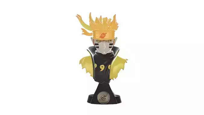  Naruto Kurama Mode Bust