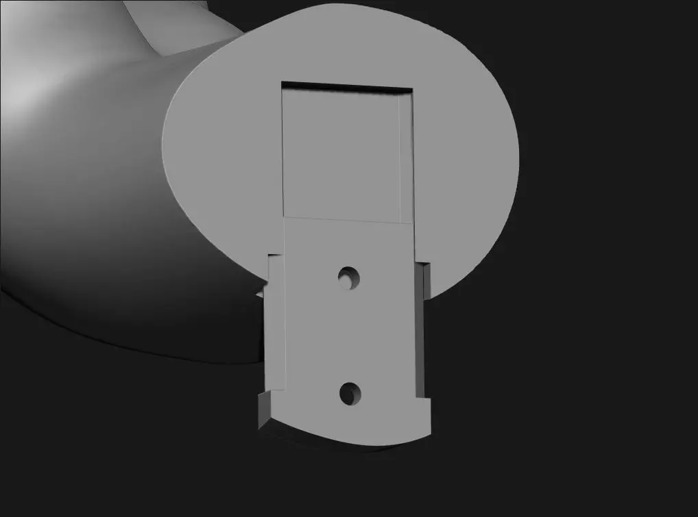 Middle Finger Printable Wall Art 3D print model_6