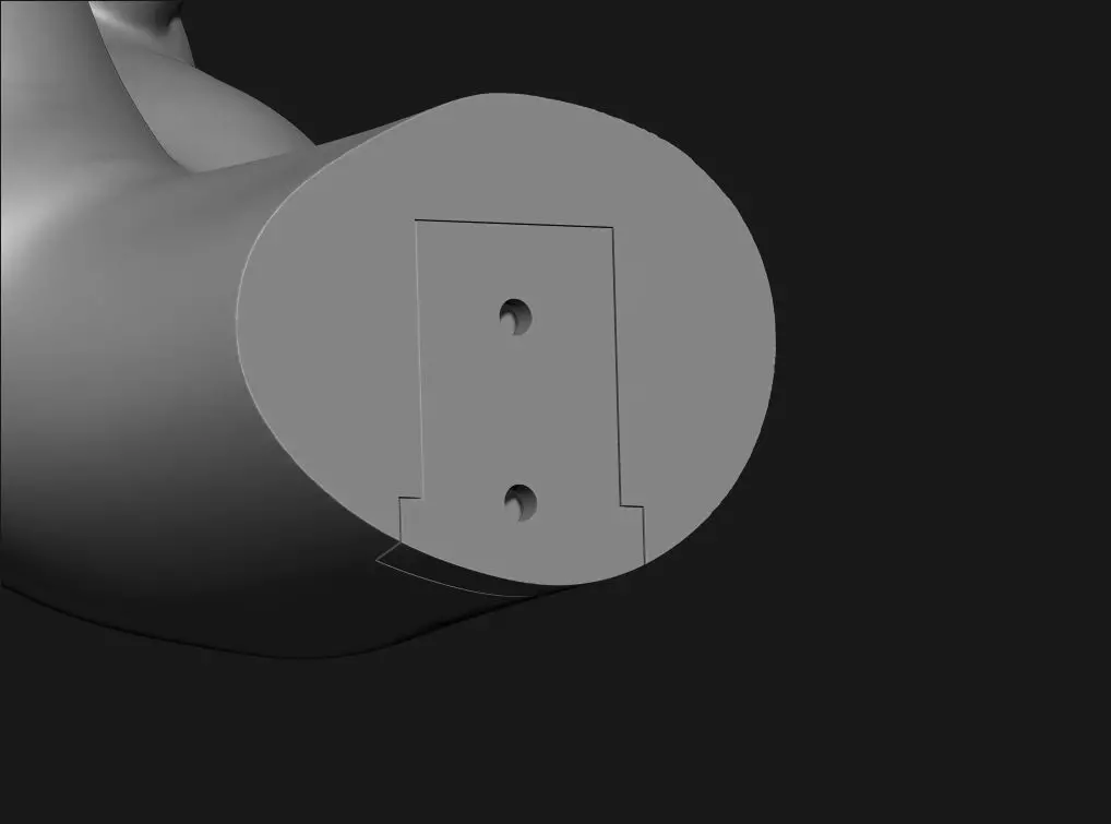 Middle Finger Printable Wall Art 3D print model_5