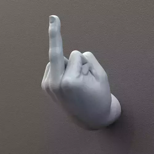 Middle Finger Printable Wall Art