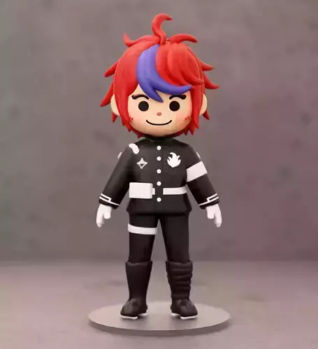 Takumi Sumino Battle Mode Figure For 3D Printing