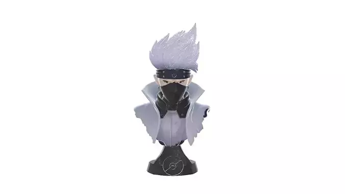  Kakashi Hatake Bust Naruto Masked Ninja Statue