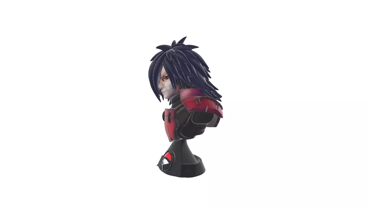 Madara Uchiha Bust 3D print model_1