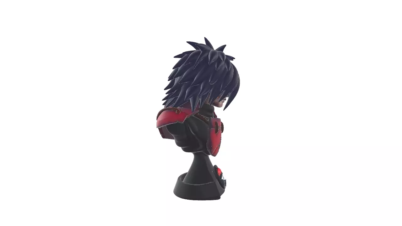 Madara Uchiha Bust 3D print model_3