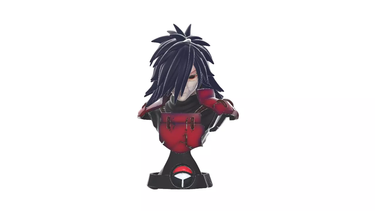 Madara Uchiha Bust 3D print model_0