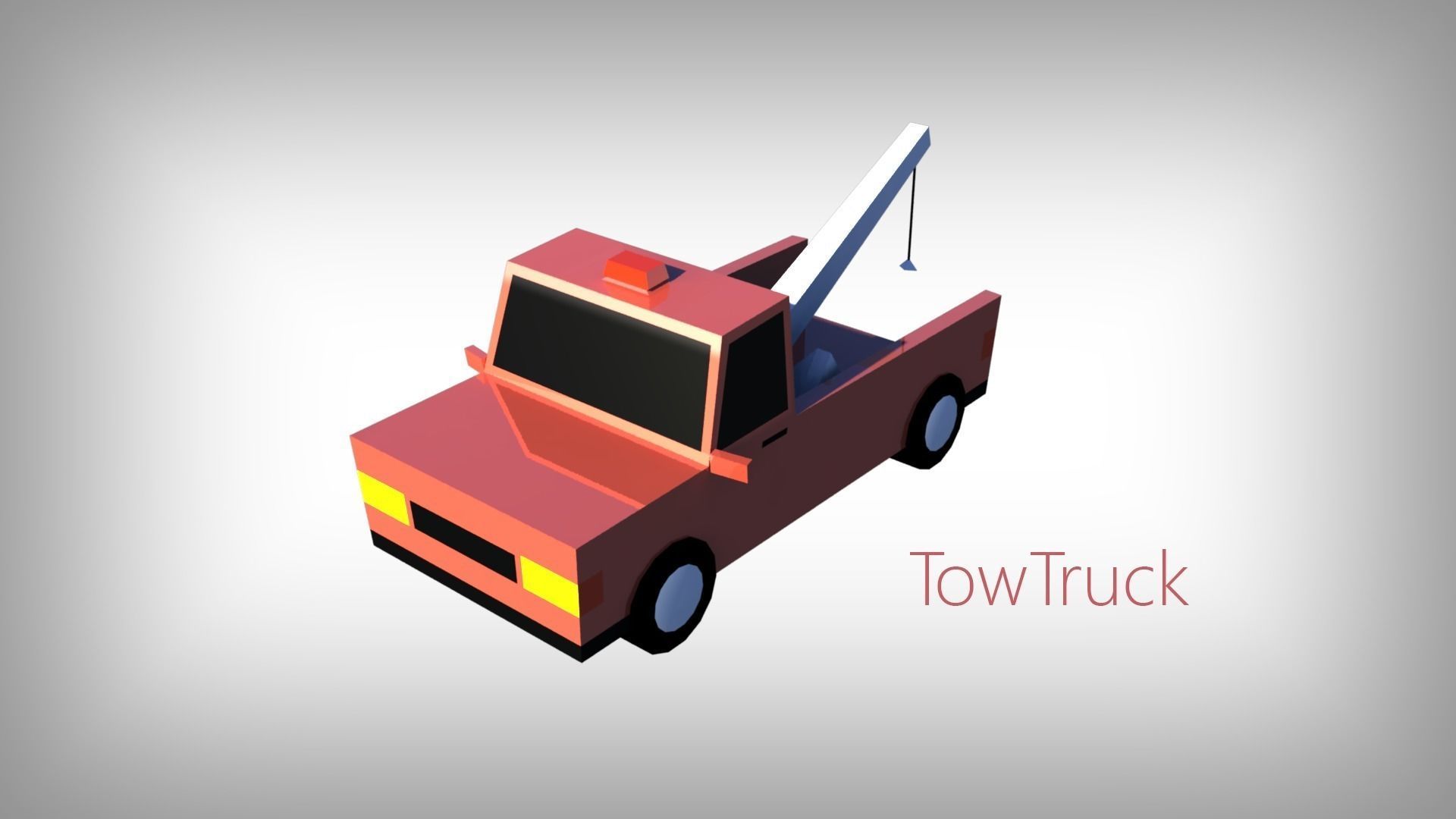 Low Poly Toon type Cars Pack with 10 plus vehicles Low-poly 3D model_6