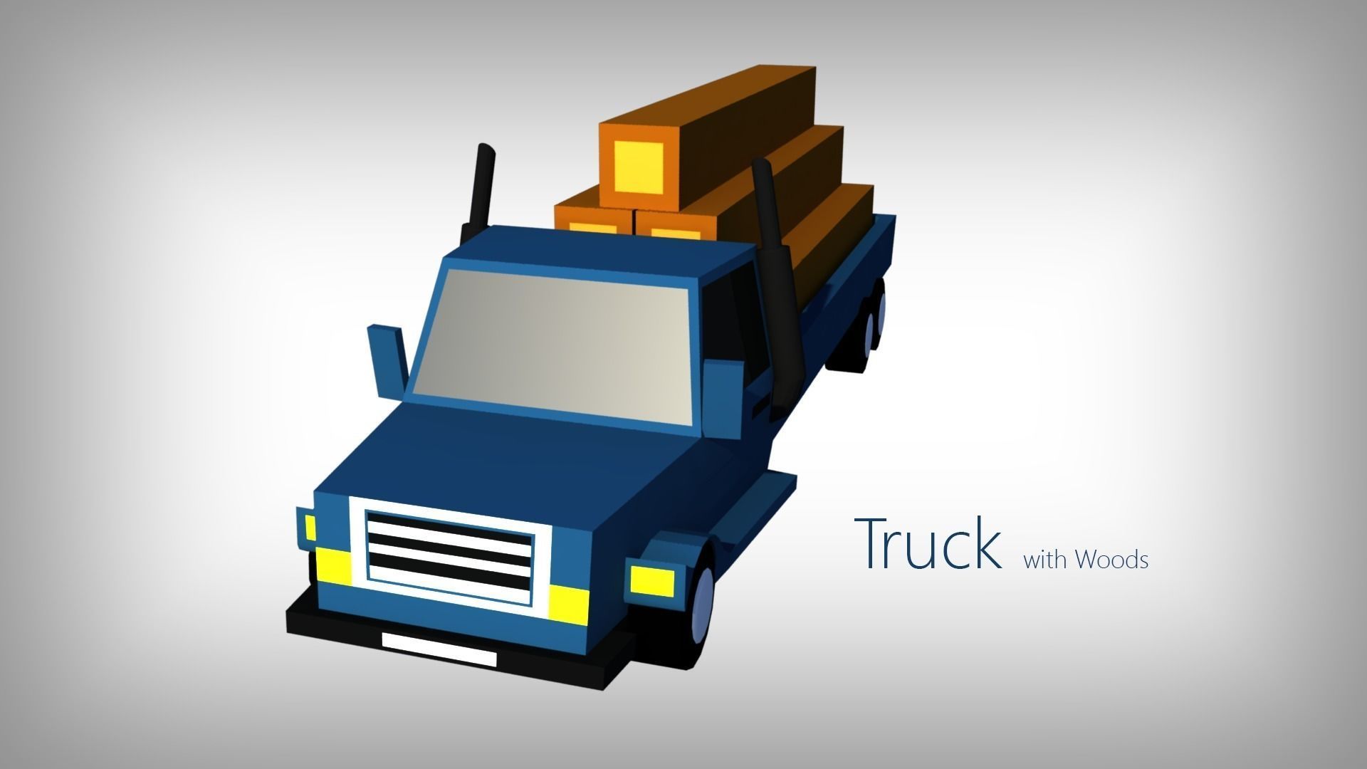 Low Poly Toon type Cars Pack with 10 plus vehicles Low-poly 3D model_13