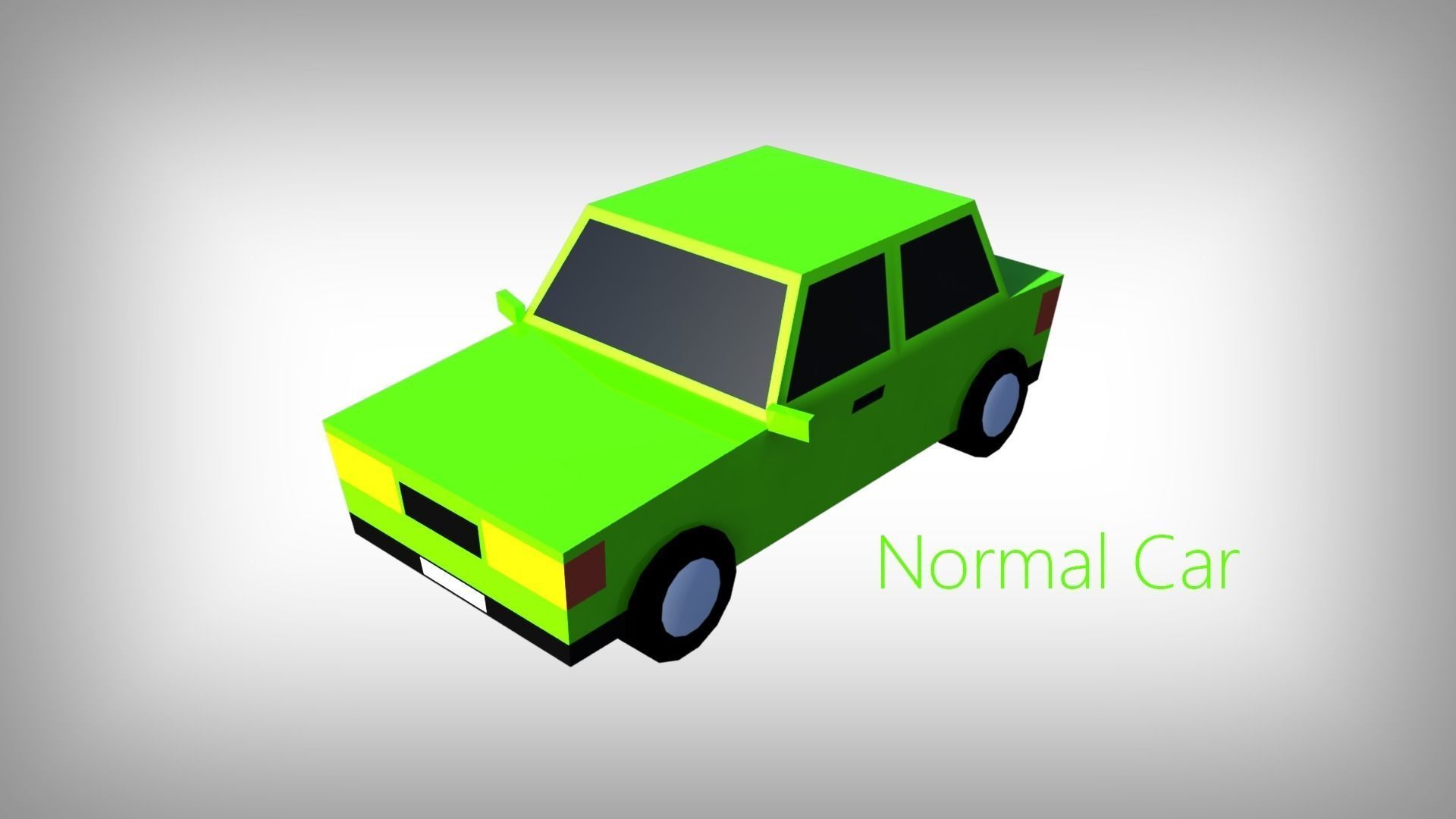 Low Poly Toon type Cars Pack with 10 plus vehicles Low-poly 3D model_7