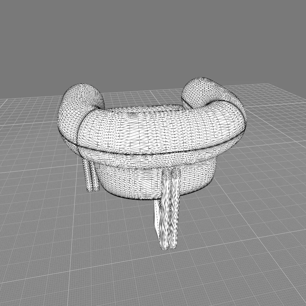 Sevigne Armchair x Metaphores 3D model_4