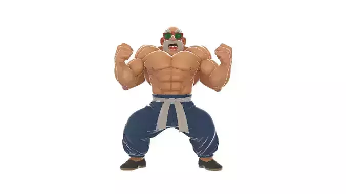  Dragon Ball  Muscular Master Roshi