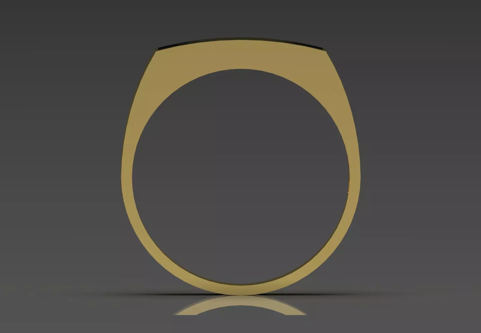 Man Gold stl Ring with Lines Design Model mr0244 3D print model_1