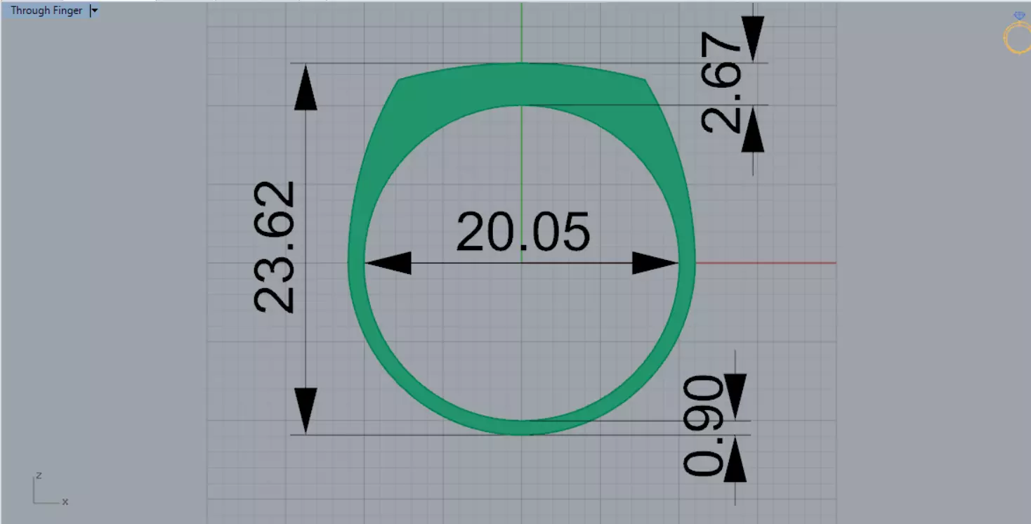 Man Gold stl Ring with Lines Design Model mr0244 3D print model_11