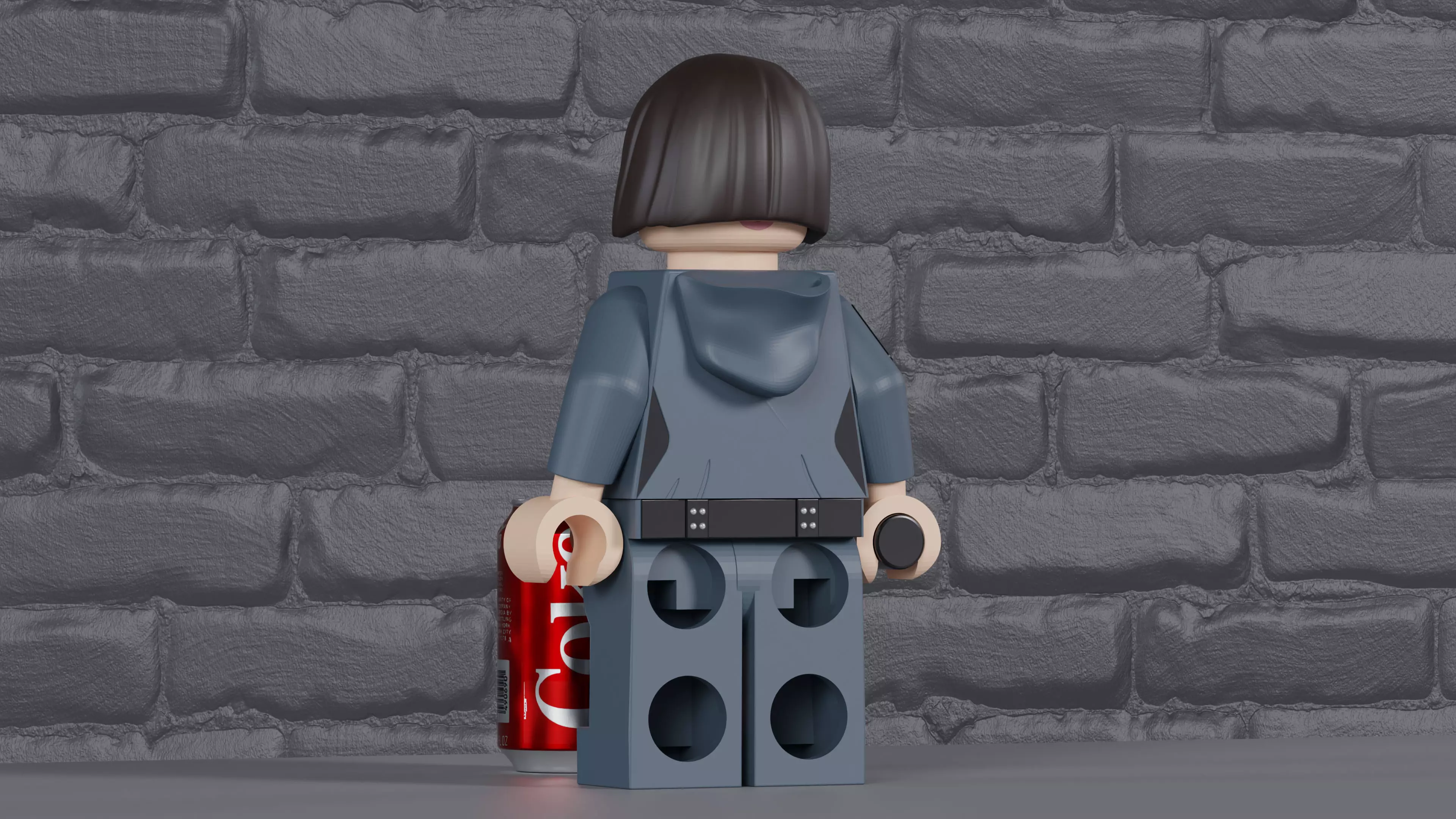 Alien Earth Wendy Lego Maxifig - Fully Articulated 3D print model_1