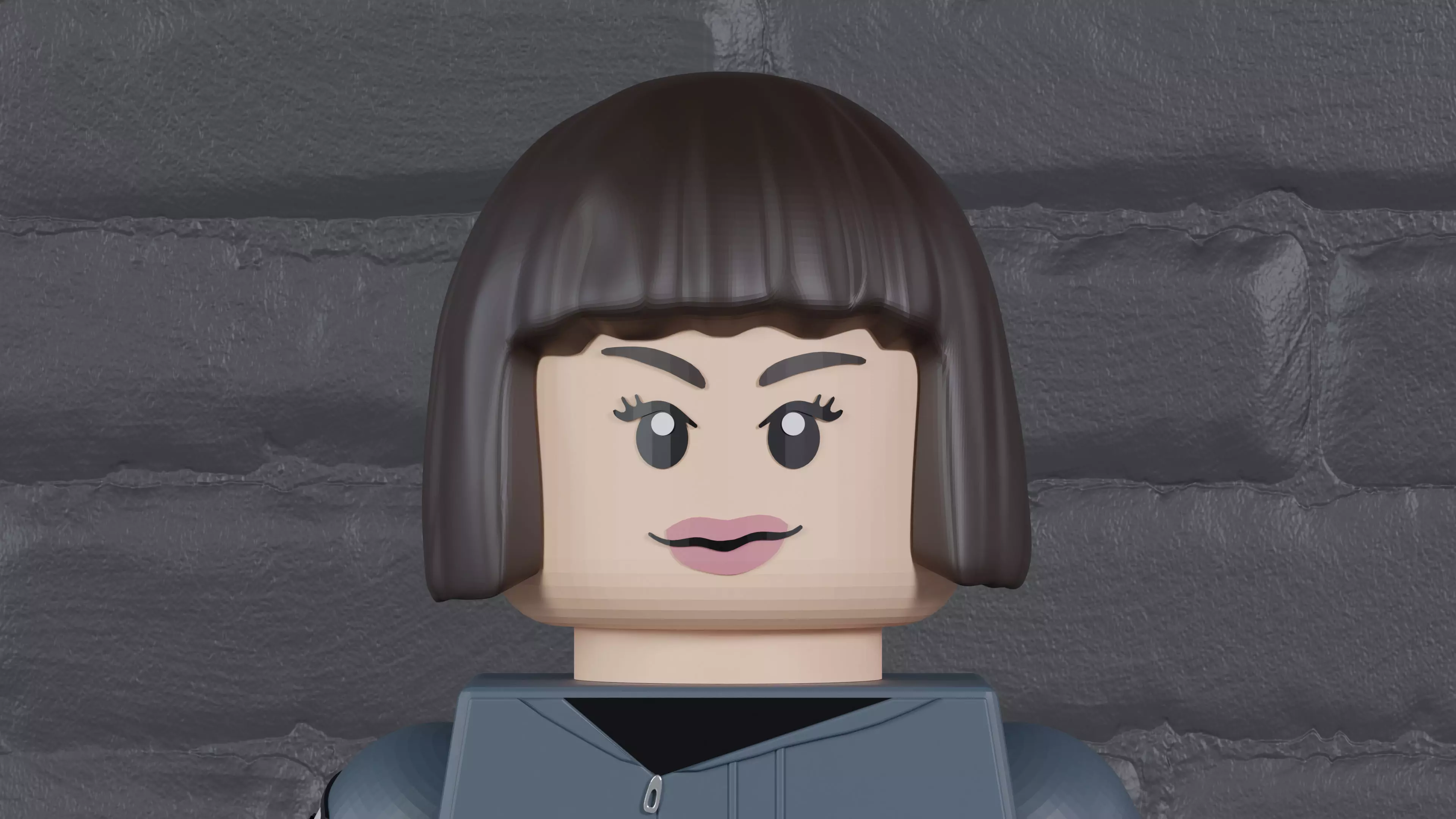 Alien Earth Wendy Lego Maxifig - Fully Articulated 3D print model_6