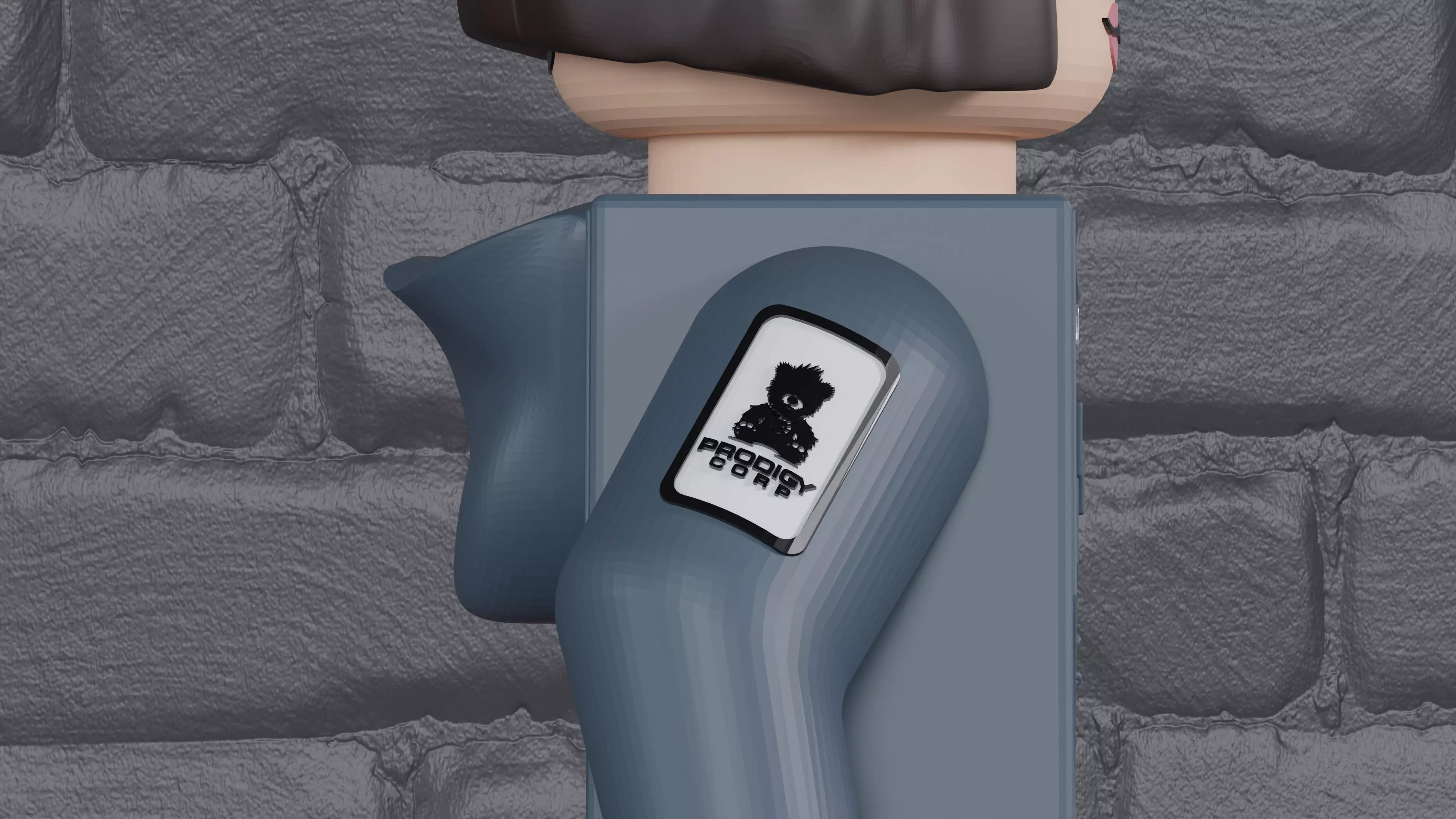 Alien Earth Wendy Lego Maxifig - Fully Articulated 3D print model_4