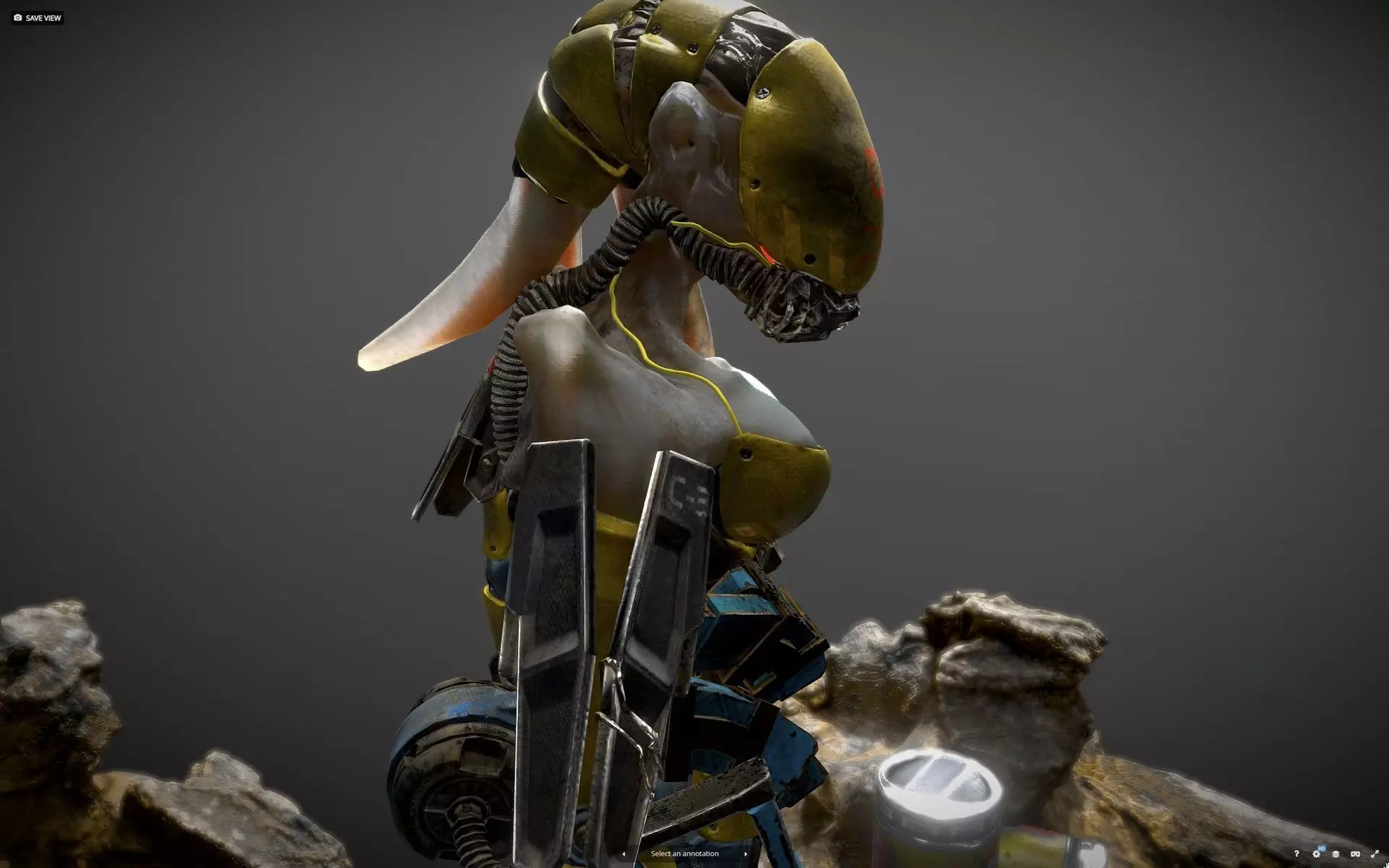 The Trade Low-poly 3D model_3