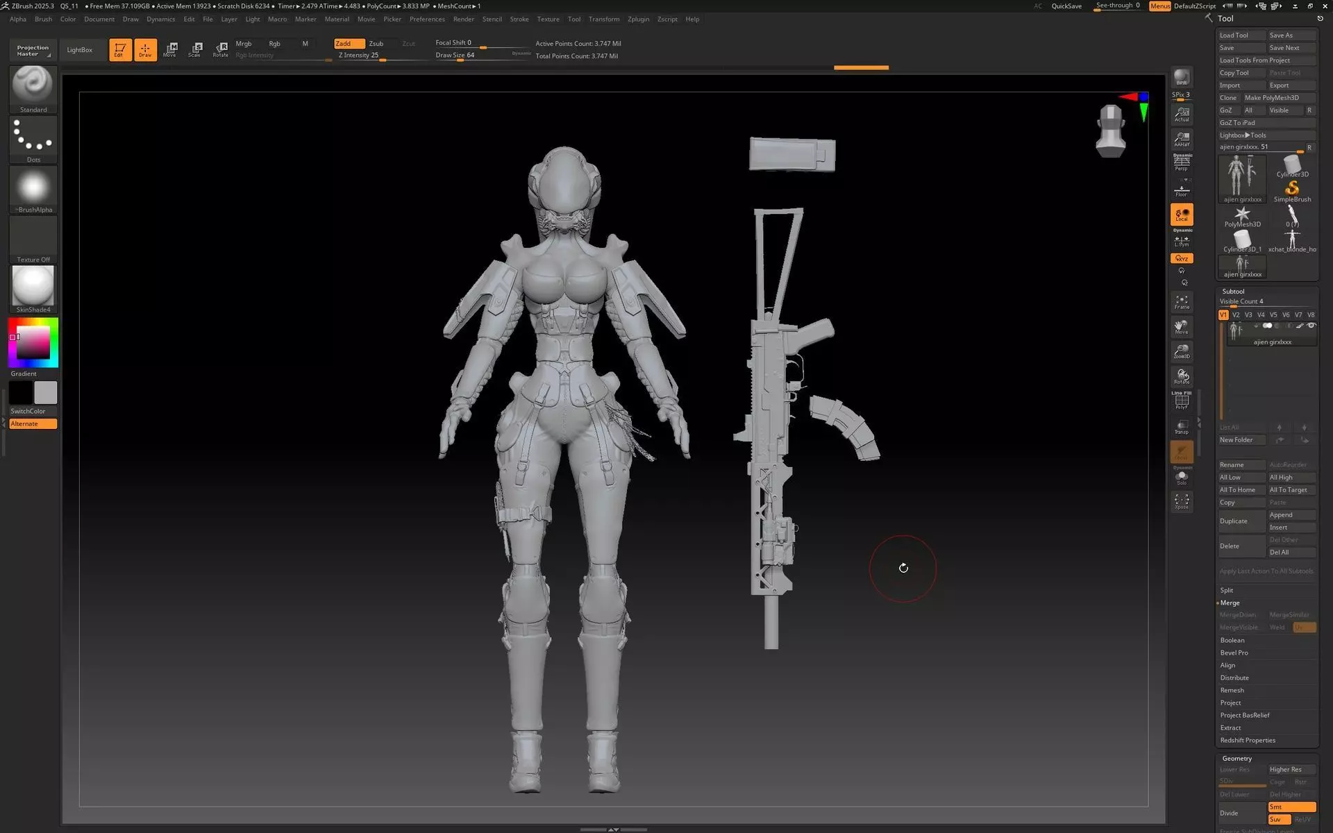The Trade Low-poly 3D model_5