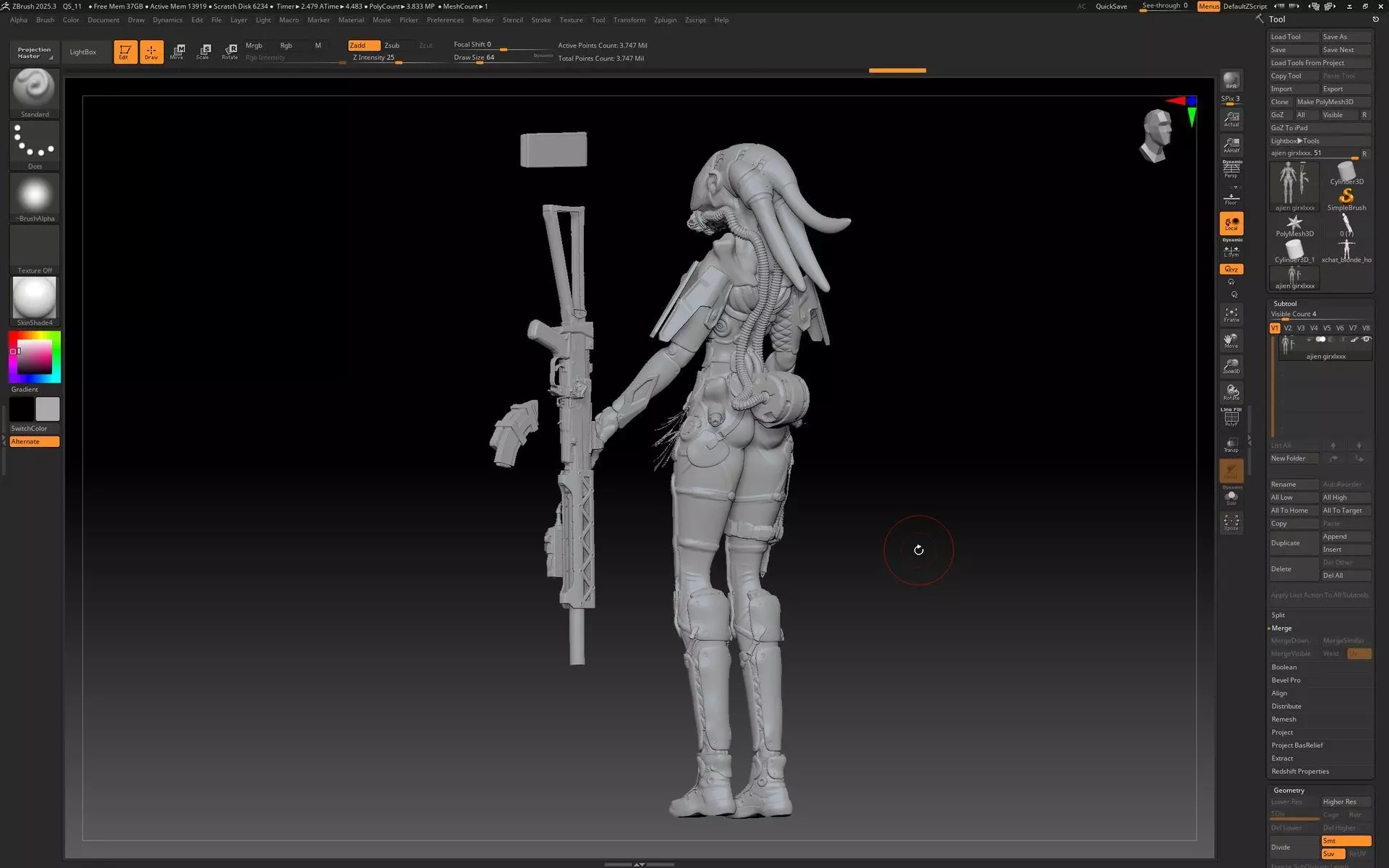 The Trade Low-poly 3D model_8