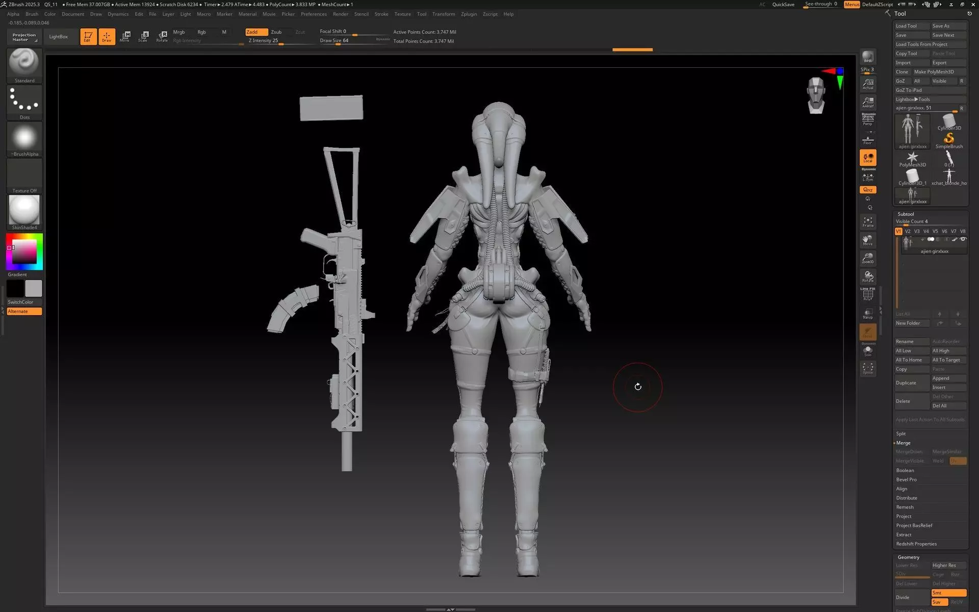 The Trade Low-poly 3D model_7