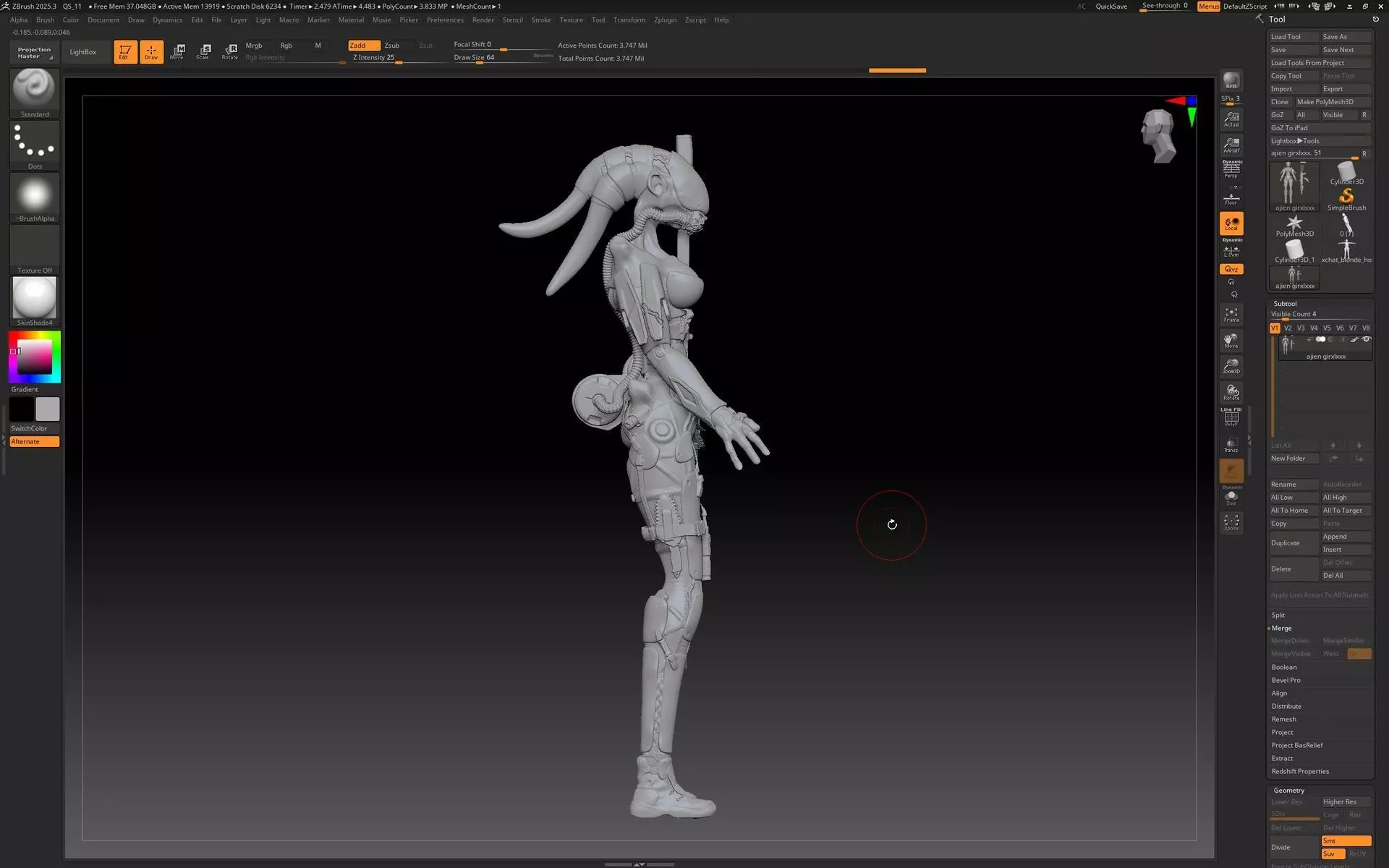 The Trade Low-poly 3D model_9